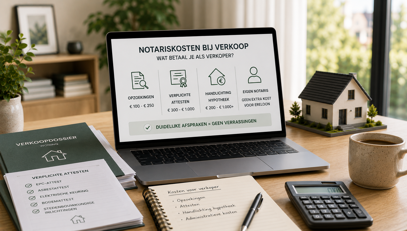 Notariskosten bij verkoop: wat betaal je? | Nidello